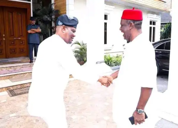 Nyesom Wike Receives Orubebe, PDP Senators In Rivers