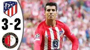 Atletico Madrid vs Feyenoord 3 - 2 (Champions League Goals & Highlights)