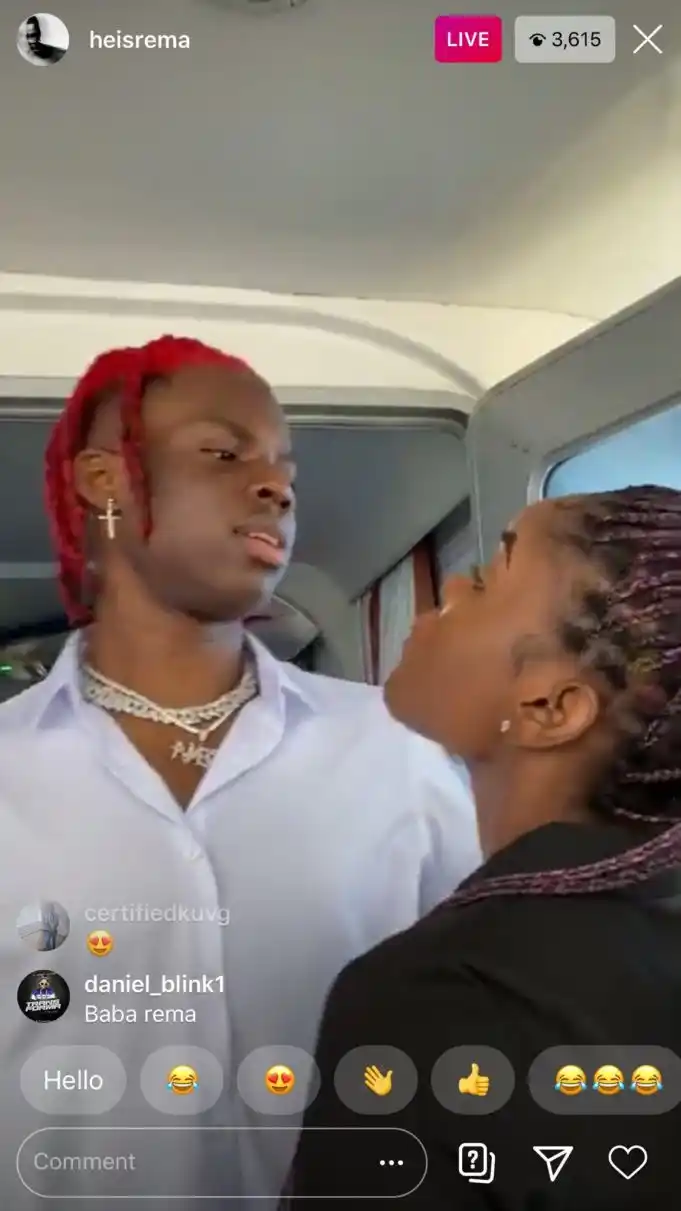 Rema Finally Breaks Silence After Being Dragged Over Romantic Date With Female Fan