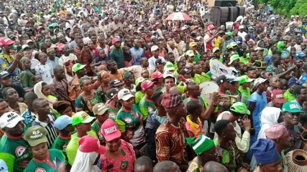 Drone Shots Of Senator Ademola Adeleke Campaign In Ede South And North LG