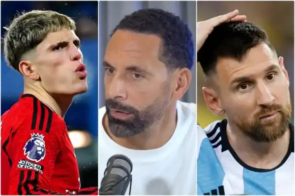 Stop making stuff up – Garnacho’s brother slams Ferdinand over comment on Man Utd forward, Messi