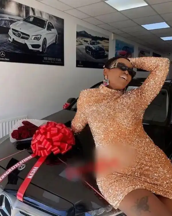 Ex-BBNaija Housemate, Ka3na Jones Acquires Brand New Benz Months After Late Husband