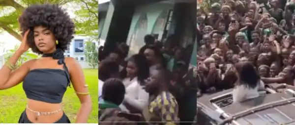 Jarvis Causes a Stir in Sierra Leone as Students Flock to Meet Her During School Visit