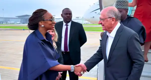 Brazilian Vice President Geraldo Alckmin, wife arrive Nigeria