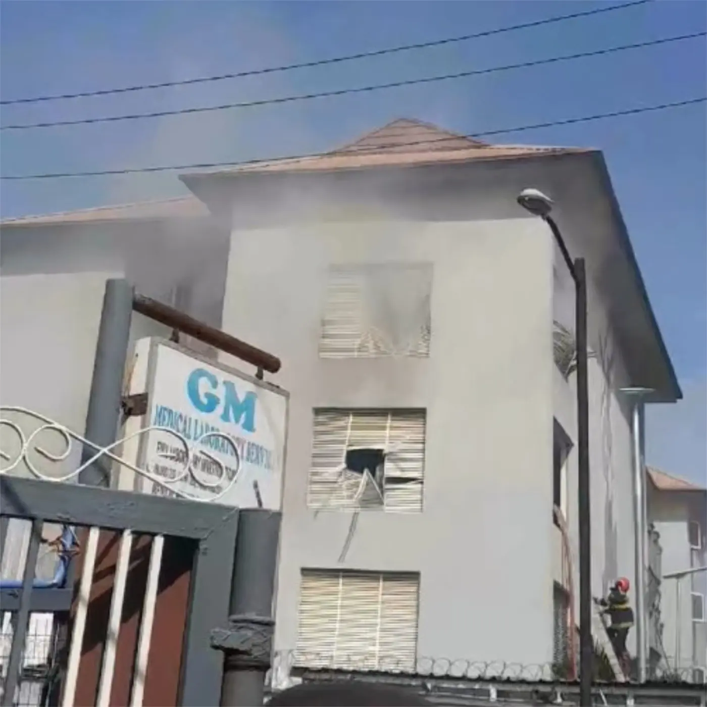 Lagos: Fire guts Ifako-Ijaiye General Hospital