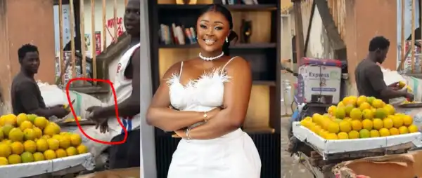 Iheme Nancy Raises Alarm After Catching Orange Sellers Washing Fruits With Gutter Water Mixed With Detergent