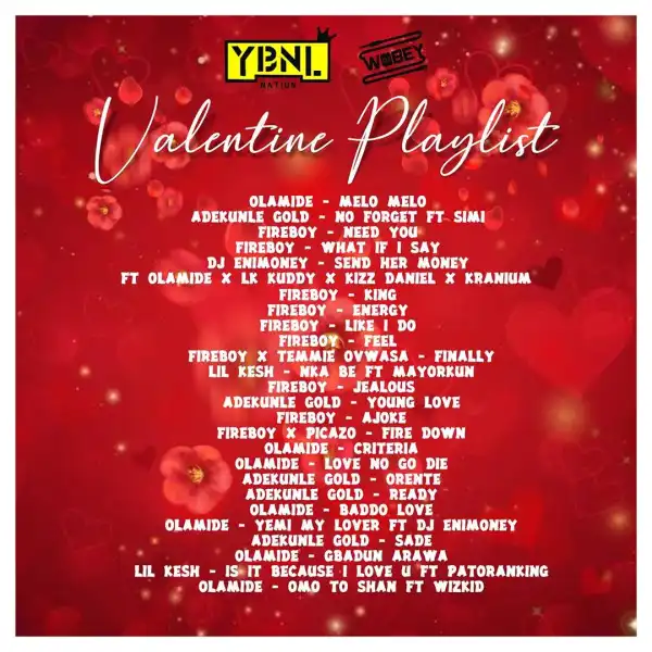 DJ Enimoney – YBNL Valentine’s Playlist