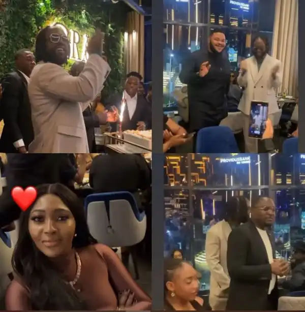 Ubi Franklin, Lilian Esoro, Others Attend Iyanya