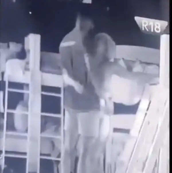 BBTitans: Yemi Sneaks Out Of Bed With Khosi To Share A Kiss With Blue Aiva (Video)