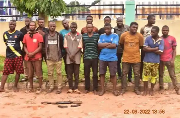 Police Arrests 18 Suspected Kidnappers In Benue