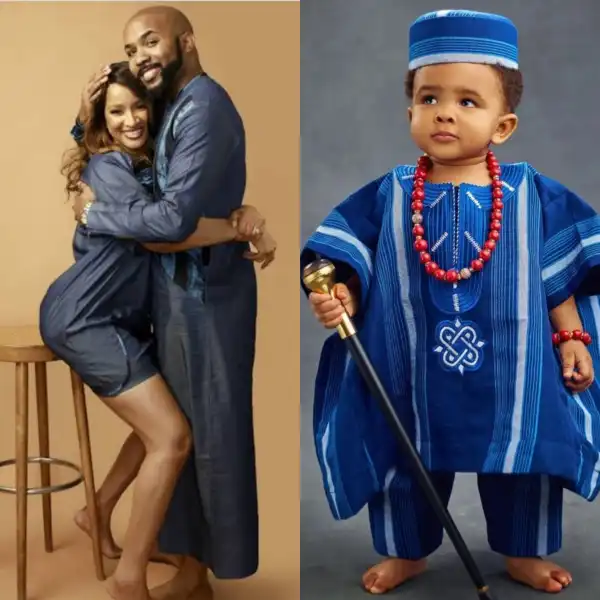 Banky W Shares Adorable Photos Showing His Son
