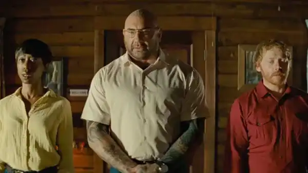 Knock at the Cabin Poster: Save Your Family or Save Humanity