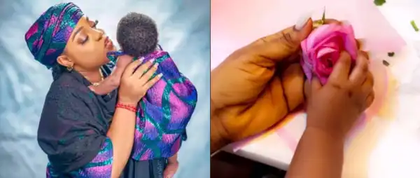 Sotayo Gaga Melts Hearts As She Reflects On Daughter’s Birth