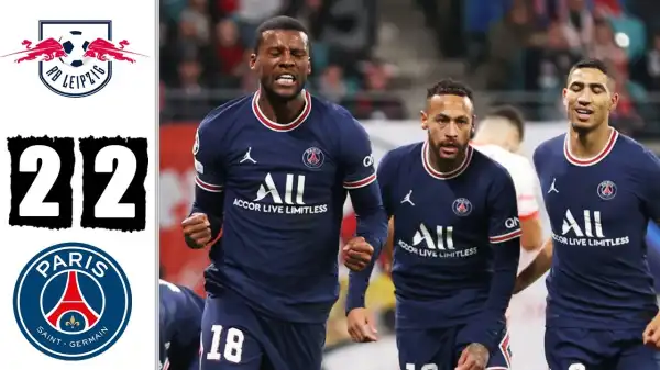 Leipzig vs PSG 2 - 2 (Champions League 2021 Goals & Highlights)
