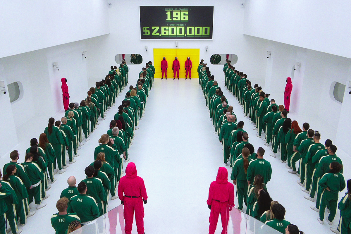 Squid Game: The Challenge Video Shows Series Creator Visiting Game Show Set