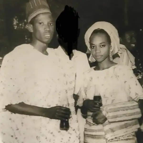Throwback photo of Governor Ganduje and his wife Hafsat Umar Ganduje