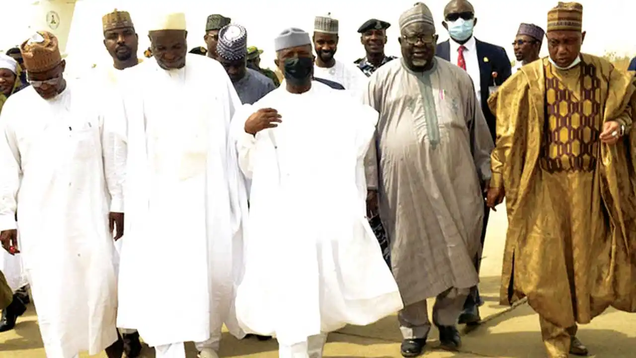 Jigawa: Governor, Deputy, Emir Shun Osinbajo’s Visit