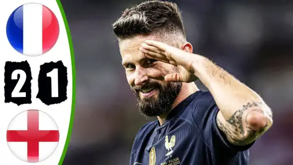 England vs France 1 - 2 (World Cup 2022 Goals & Highlights)