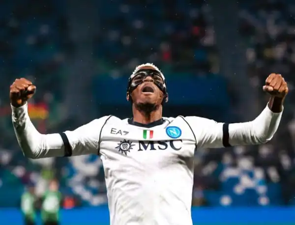 Serie A: Osimhen grabs hat-trick, assists in Napoli’s big win over Sassuolo