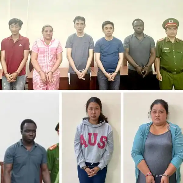 Nigerian Man, His Wife And 11 Others Arrested In Vietnam For Alleged Money Laundering