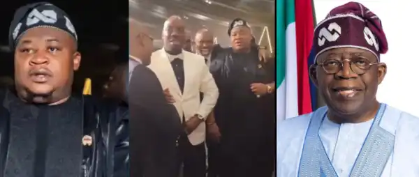 Cubana Chiefpriest Spotted with Tinubu’s Signature Cap at Obi Cubana’s 50th Birthday Bash