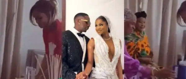 Priscilla Ojo Goes Full Housewife Mode in Tanzania, Cooks for Mother-in-Law