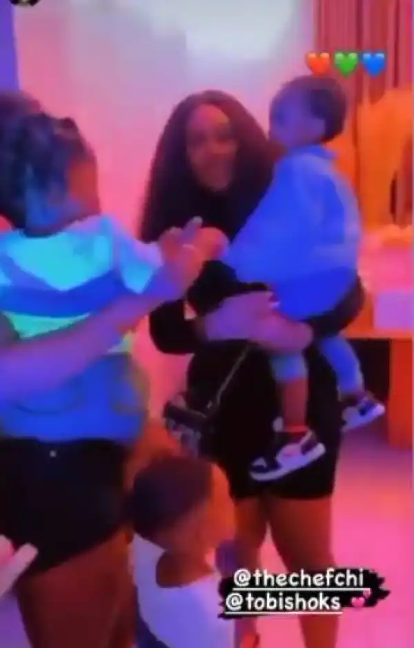 Singer, Davido Shuns Son’s Birthday Party Organized by Babymama, Chioma (Video)