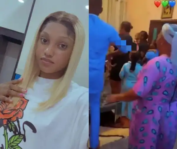 BBNaija: Chomzy’s Family Celebrates After She Survived Eviction (Video)