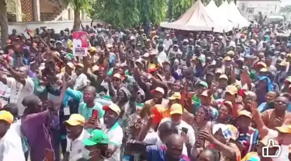 Ekiti Guber: David Mark, Aregbesola, others storm Ado-Ekiti as ADC holds mega rally