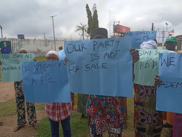 Osun 2026: APC members protest alleged plan to grant Gov Adeleke automatic ticket