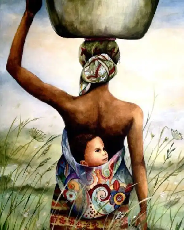 Her baby’s secret