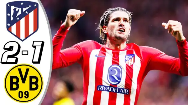 Atletico Madrid vs Dortmund 2 - 1 (Champions League 2024 Goals & Highlights)