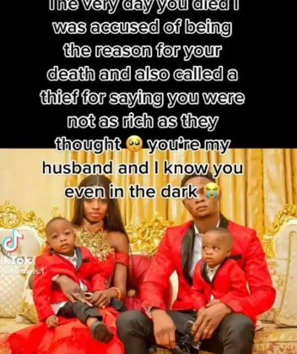 Young Widow Shares Harrowing Experience With Late Husband