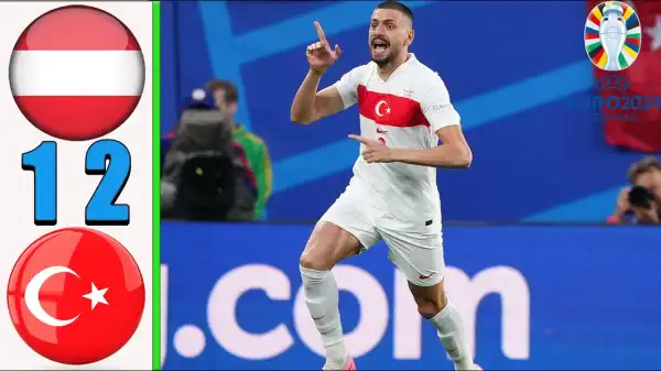 Austria vs Turkey 1 - 2 (EURO 2024 Goals & Highlights)