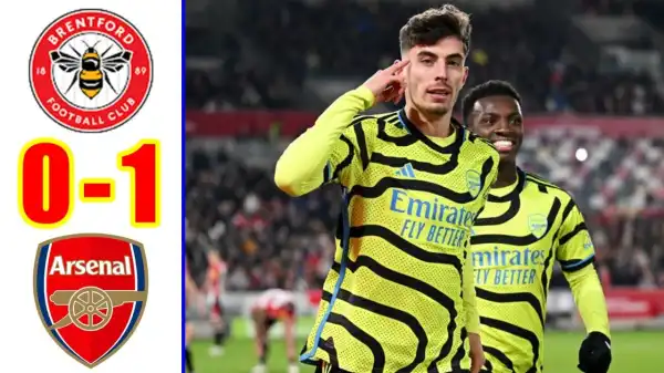 Brentford vs Arsenal 0 - 1 (Premier League Goals & Highlights)