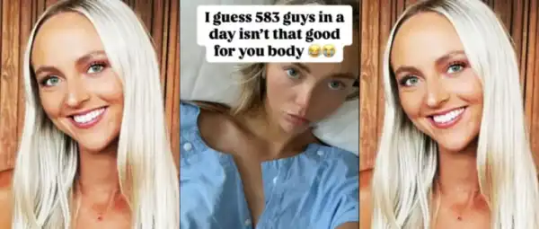 OnlyFans Star Annie Knight Hospitalized After Sleeping With 583 Men in 6 Hours