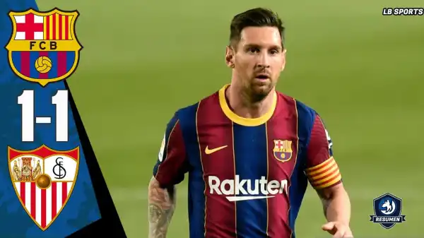 Barcelona vs Sevilla 1 - 1 | LA Liga All Goals And Highlights (04-10-2020)
