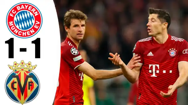 Bayern Munich Vs Villarreal 1 - 1 (Champions League 2022 Goals & Highlights)