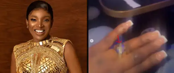 Annie Idibia Sparks Engagement Buzz After Flashing Sparkling Ring In Lagos Club