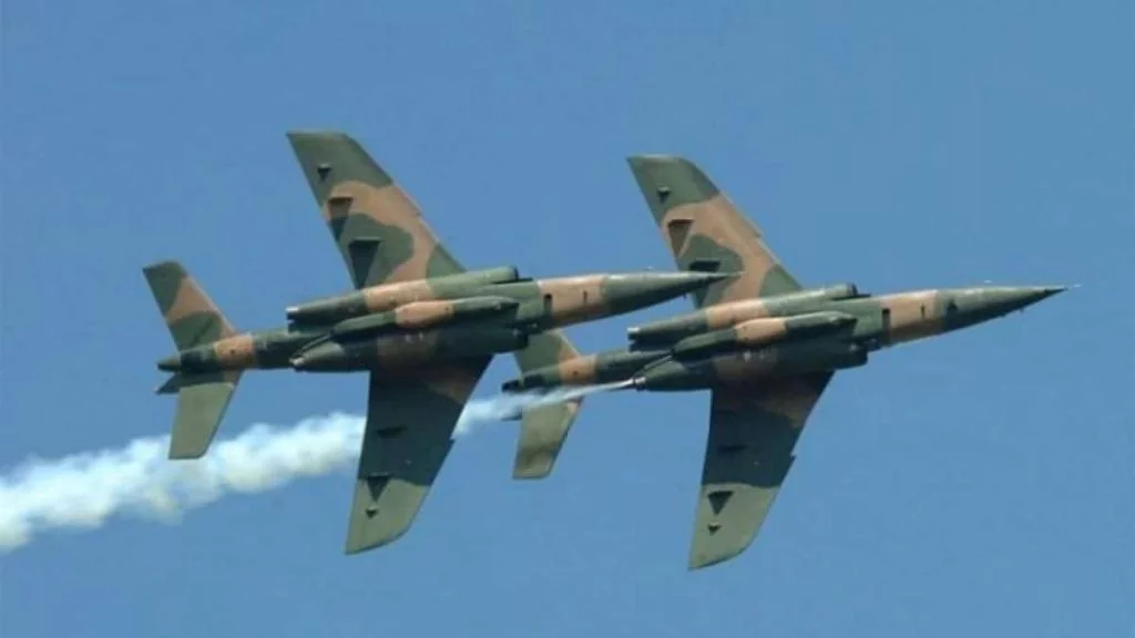 Nigerian Airforce strikes terrorists’ convoy, destroys gun trucks in Borno
