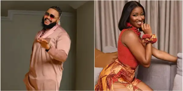 Whitemoney Jokingly Warns Kim Oprah As She Checks Her Backside In Front of Him (Video)