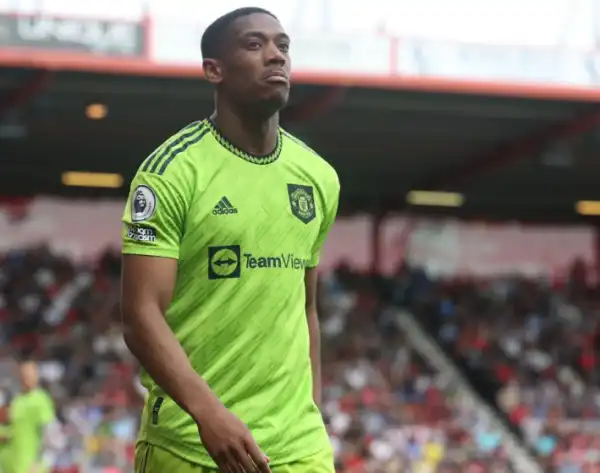 EPL: Martial leaves Man Utd training ahead Brighton clash