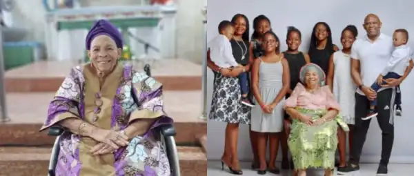 Tony Elumelu Celebrates His Billionaire Mother On Her 97th Birthday