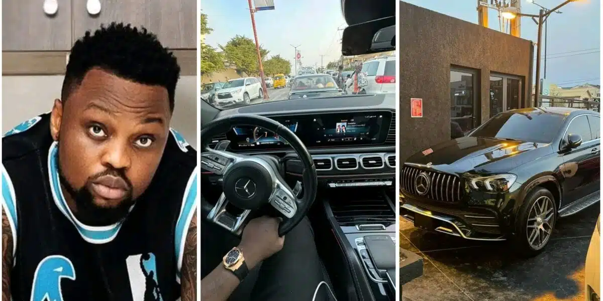 Egungun of Lagos splashes millions of naira on Mercedes Benz