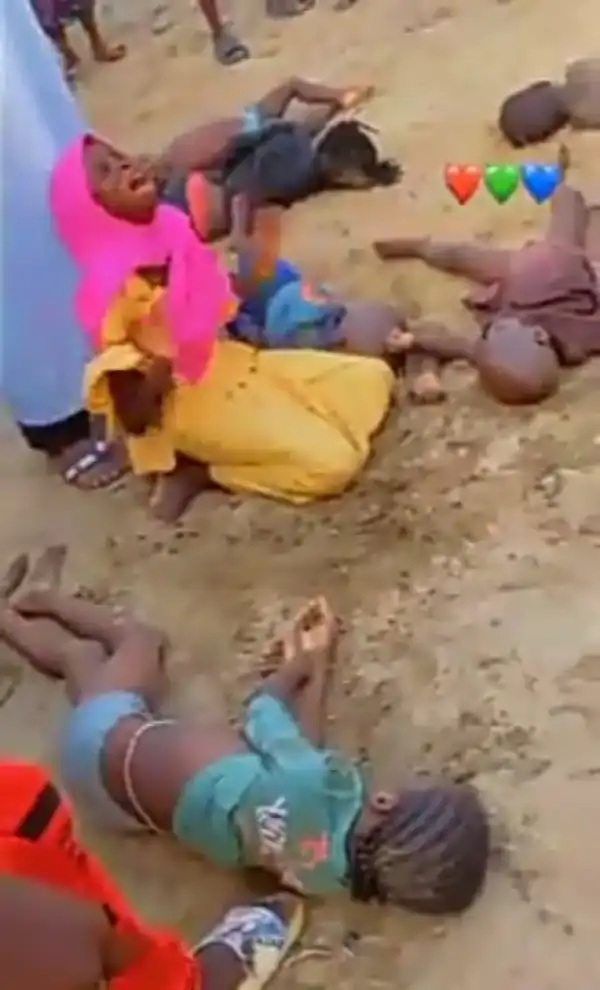 BREAKING NEWS!! 8 Children Found Dead In Parked Vehicle In Lagos (See Disturbing Photos)