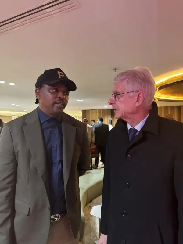 AFCON: ‘Penalty is penalty’ – Kanu on Nigeria’s defeat to Morocco as he meets Wenger