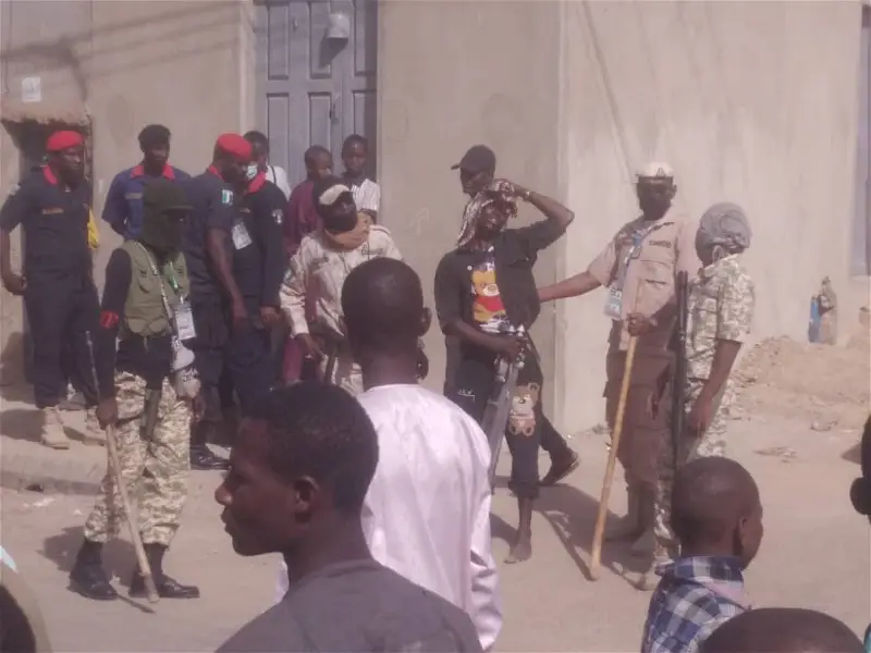 Suspected thug arrested as security averts violence at Kano APC chairman’s polling unit