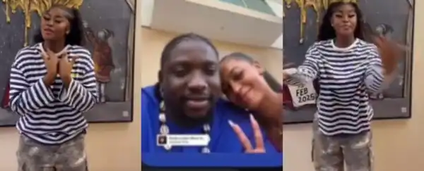 “I trust my husband,” – Jojo responds to fan who showed her photo of VeryDarkMan with another woman