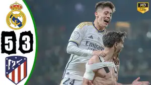 Real Madrid vs Atletico Madrid 5 - 3 (Supercopa  Goals & Highlights)