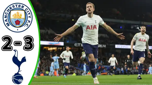Manchester City vs Tottenham 2 − 3 (Premier League 2022 Goals & Highlights)